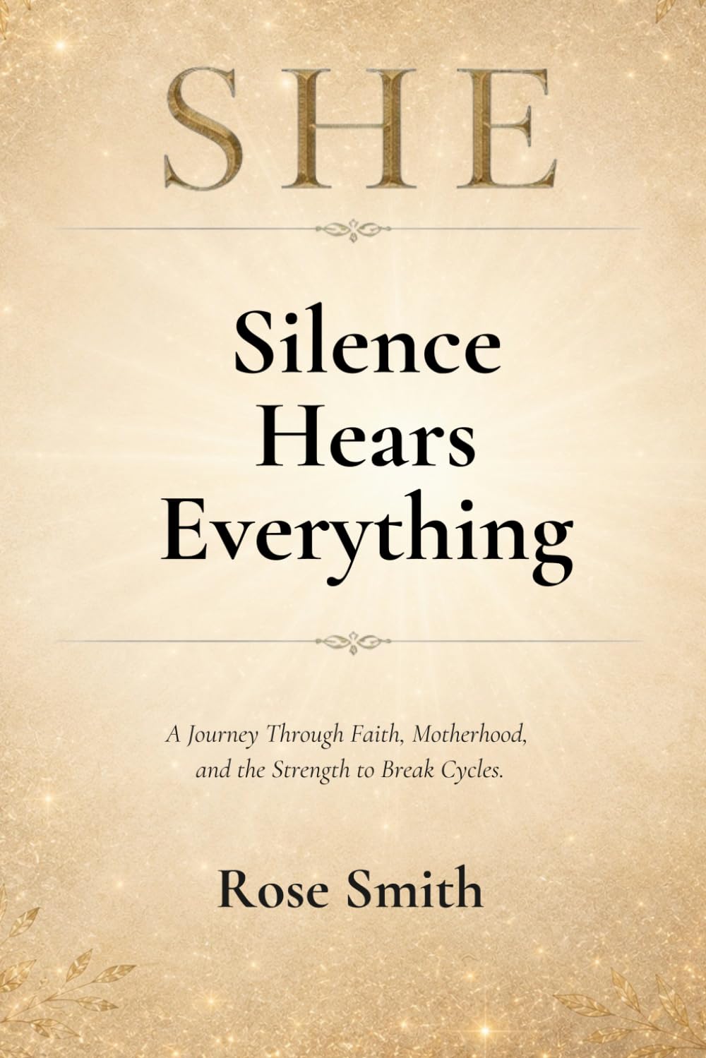 SHE: Silence Hears Everything: A Journey Through Faith, Motherhood, and the Strength to Break Cycles