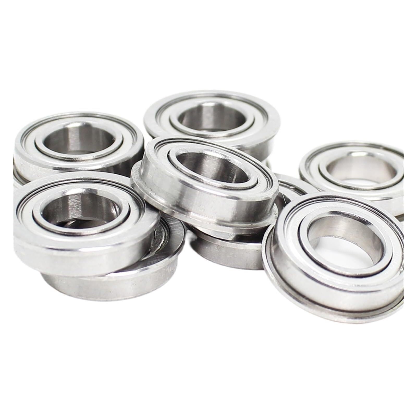 Lager, F6901ZZ Flanschlager 12x24x6 mm ABEC-5 4PC Dünnschnitt-Flanschlager F6901 Z ZZ Kugellager Verschleißfestigkeit