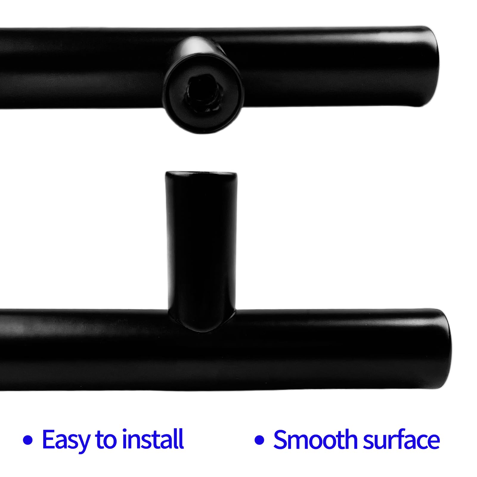 Maniglie per Mobili da 10 Pezzi, Distanza Tra i Fori 128 mm, Nero, Maniglie Cucina Inox, Cassetti Maniglia, Maniglie per Armadi, per Ante Armadio, per Cassetto, Mobili Cucina
