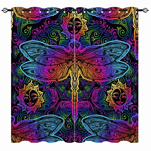 YUANZU Dragonfly Curtains