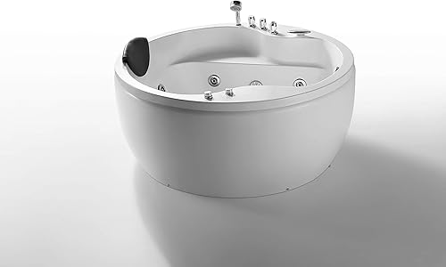 Miniatura 2 de Empava Acrylic Whirlpool Bathtub Hydro-massage Soaking SPA Chromatherapy Jets Tub 59JT005
