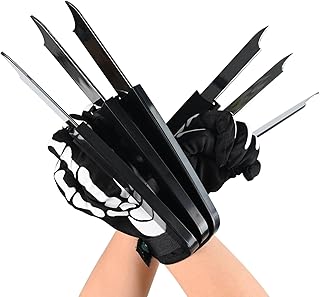 Wolverine Claws Halloween Toys Gift - ANIRUDH Stretchable ABS Realistic Halloween Custume Cosplay Props for Boys and Girls