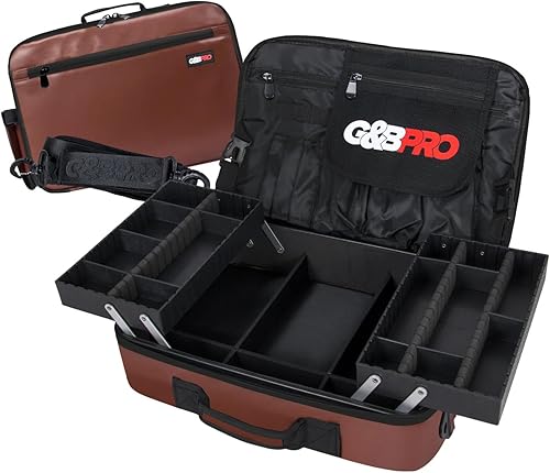 G&bpro Maletín cruzado con sistema de bandeja extensible  Bolsa de viaje todo en uno para computadora portátil con almacenamiento expandible y