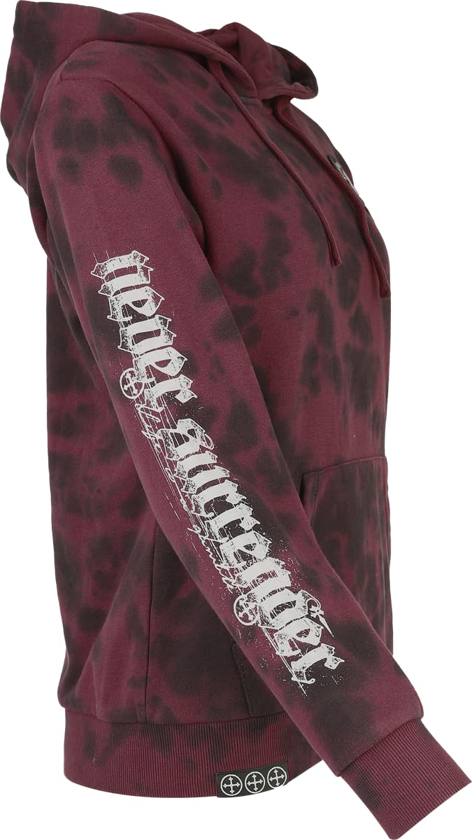 Rock Rebel by EMP Donna Felpa con Cappuccio Original Sinners Kapuzenpullover Rosso