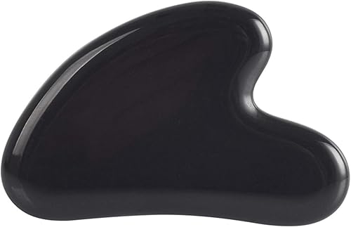 Miniatura 10 de Mndrlin Herramienta de masaje facial de jade verde claro natural para raspar gua sha, tabla raspadora de piedra para spa reduce líneas finas y