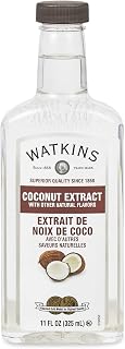 Watkins Coconut Extract 11 oz - Pure Natural Flavor, Non-GMO, Gluten-Free Baking Essential Made in USA