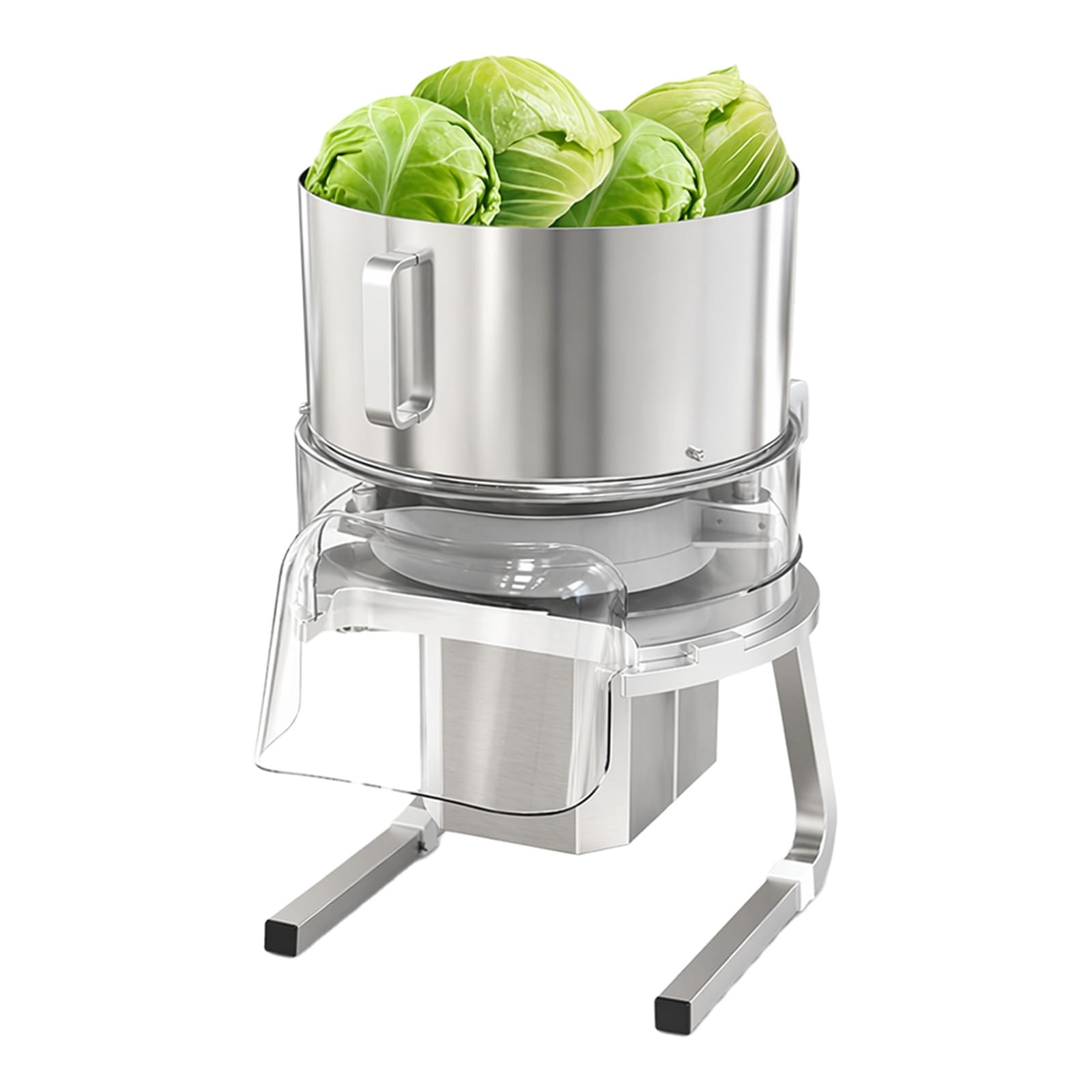 KJZQXYX Commercial Vegetables Shredder, 200W Electric Vegetable Chopper,80-100kg/h, 1-8mm Adjustable,for Restaurant Kitchen