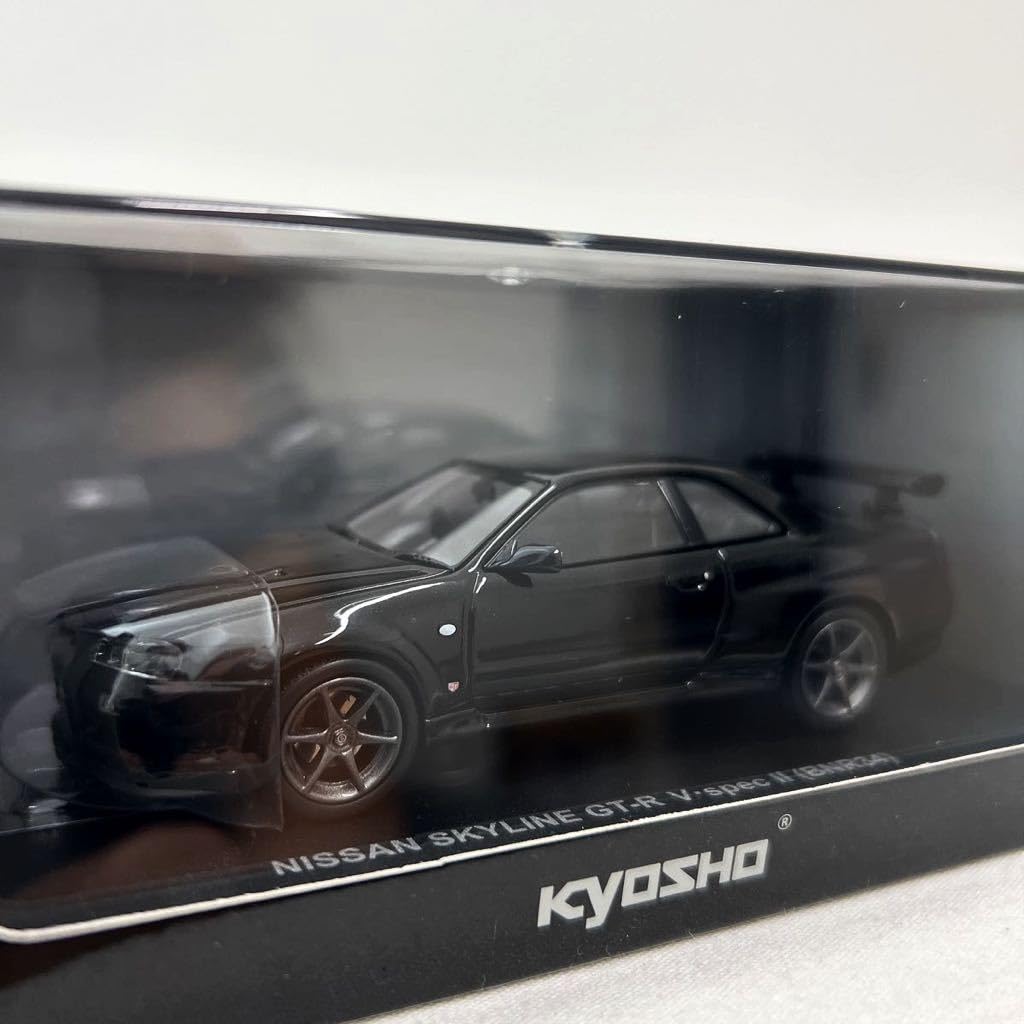 Amazon | 京商 1/43 SKYLINE GT-R BNR34 V-specⅡ Black Pearl 日産