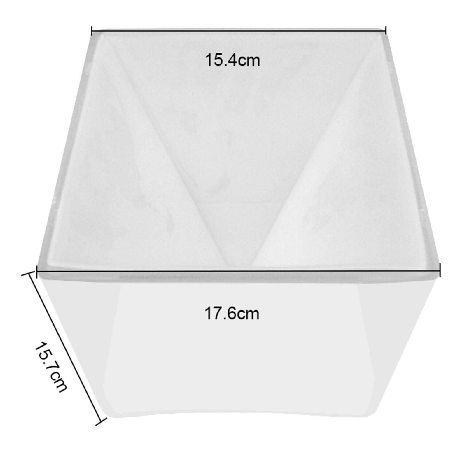 Duże formy do żywicy DIY, suszone duże narzędzia do form silikonowych 15 cm/5,9" Narzędzia do tworzenia biżuterii z żywicy epoksydowej do metali lekkich, gipsu, wosku, mydła, materiałów z żywicy epoks