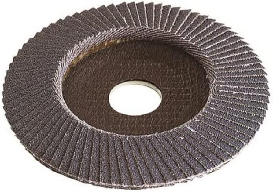 wolfcraft Lamellar Flap Disc for metal, zircon corundum, Ø 115 mm, grain 60 I 2028000