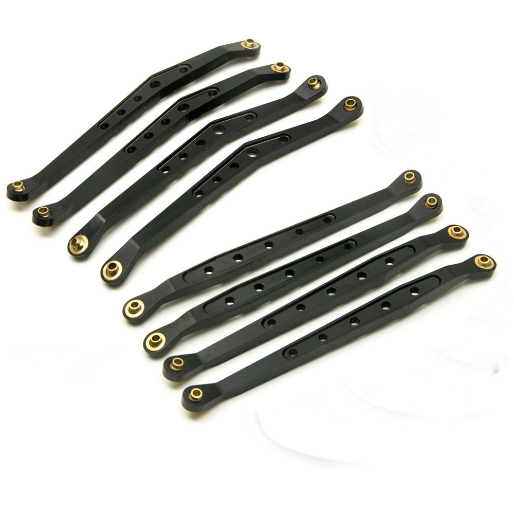 IWBR Asta Di Collegamento Superiore Braccio Inferiore Telaio Sospensione Collegamento 1/10 RC Crawler Auto Assiale Fit For Wraith 90018 Parti (Size : Upper Titanium - Foto 6