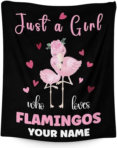 Miniatura 22 de Manta de flamenco de regalo, 40 x 50 pulgadas, bonita manta para mujeres y niñas, mantas suaves y mullidas rosas para cama, sofá y sala de estar