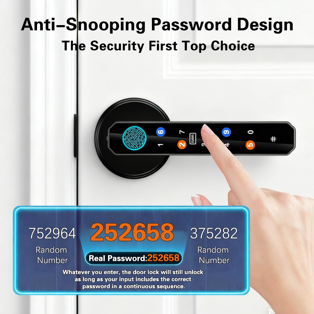 Smart Fingerprint Door Lock - Keyless Entry -4