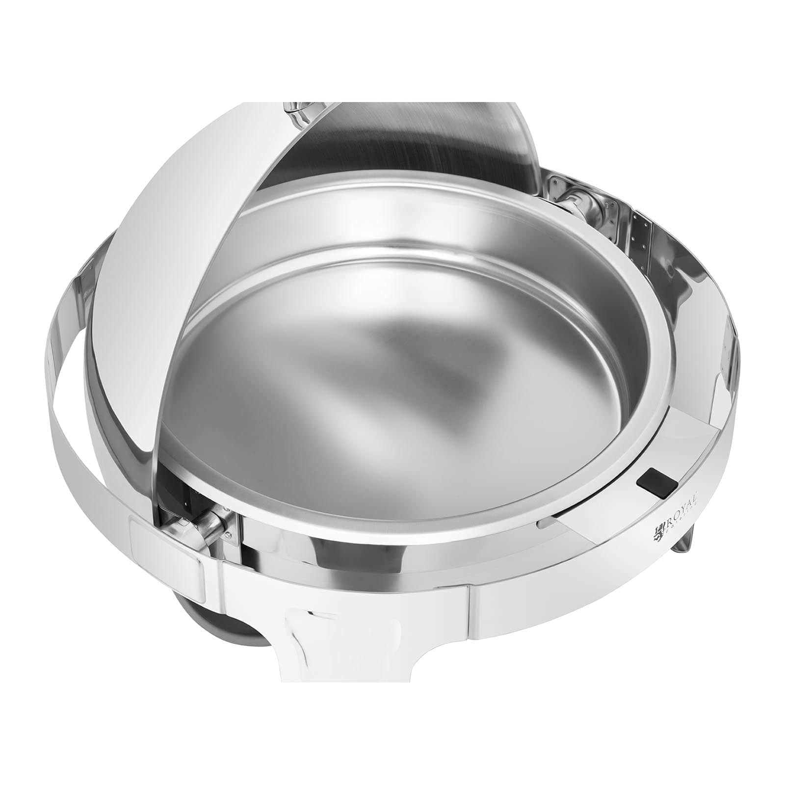 Royal Catering RCDB-6R Chafing Dish Rechaud podgrzewacz potraw podgrzewacz do potraw kszta?t kulisty 6 l 1 pojemnik na paliwo