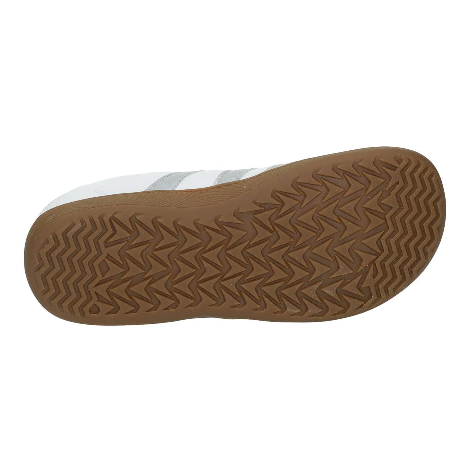 DEMAX 7-1227H Zapatillas Deportivas respetuosas para Mujer Demax Blancas con Detalles Plata y Plantilla Double Memory Foam Mujer Deportivos