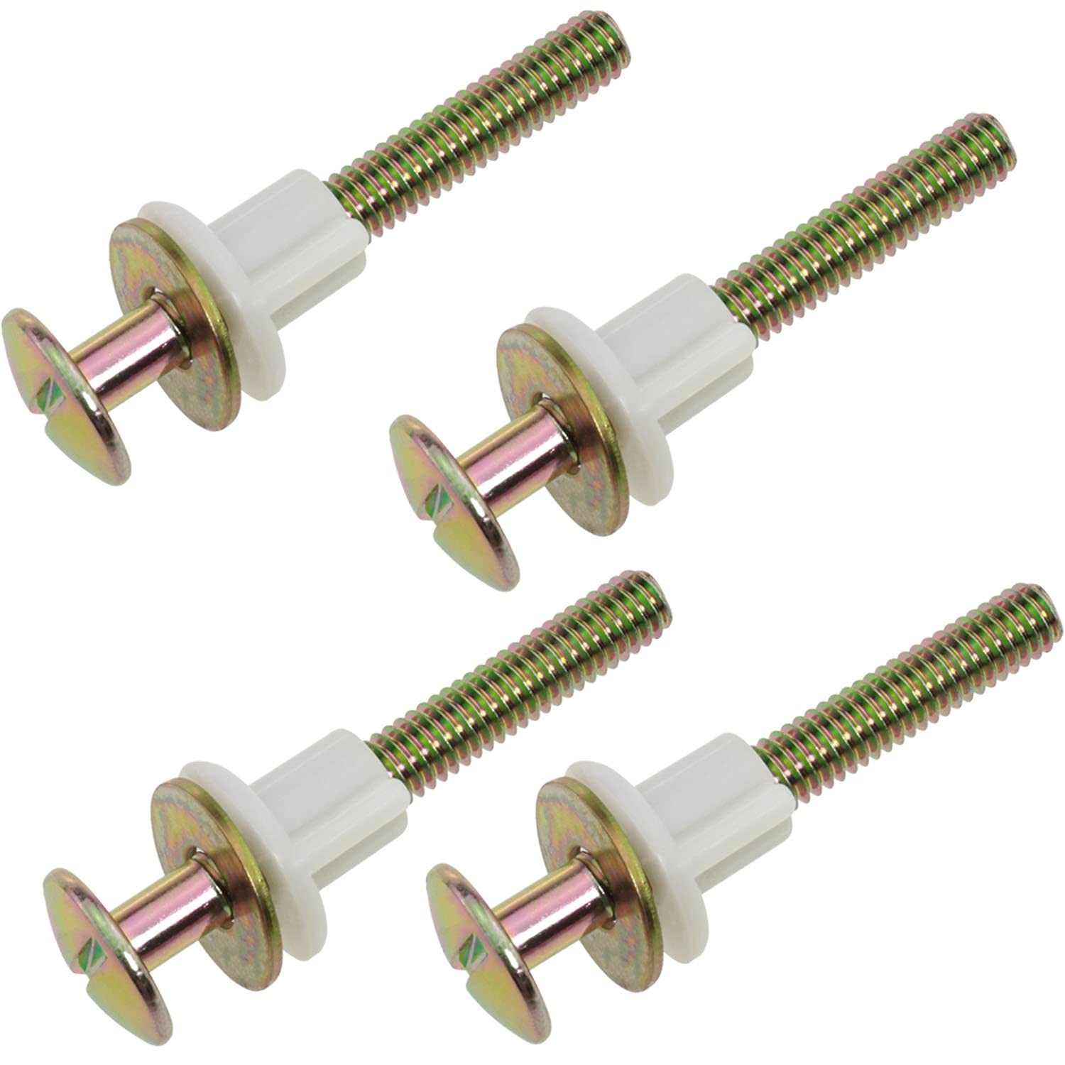Buy BAIRONG 4PCS Toilet Seat Screws Universal Toilet Seat Hinge Bolts