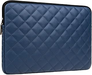 حافظة كمبيوتر محمول مقاس 15.6 بوصة من انيرجي كيس®، حافظة كمبيوتر محمول مقاومة للصدمات، شنطة محمولة مقاومة للماء متوافقة مع أجهزة لينوفو واتش بي وديل واسوس ونوت بوك (أزرق كحلي)