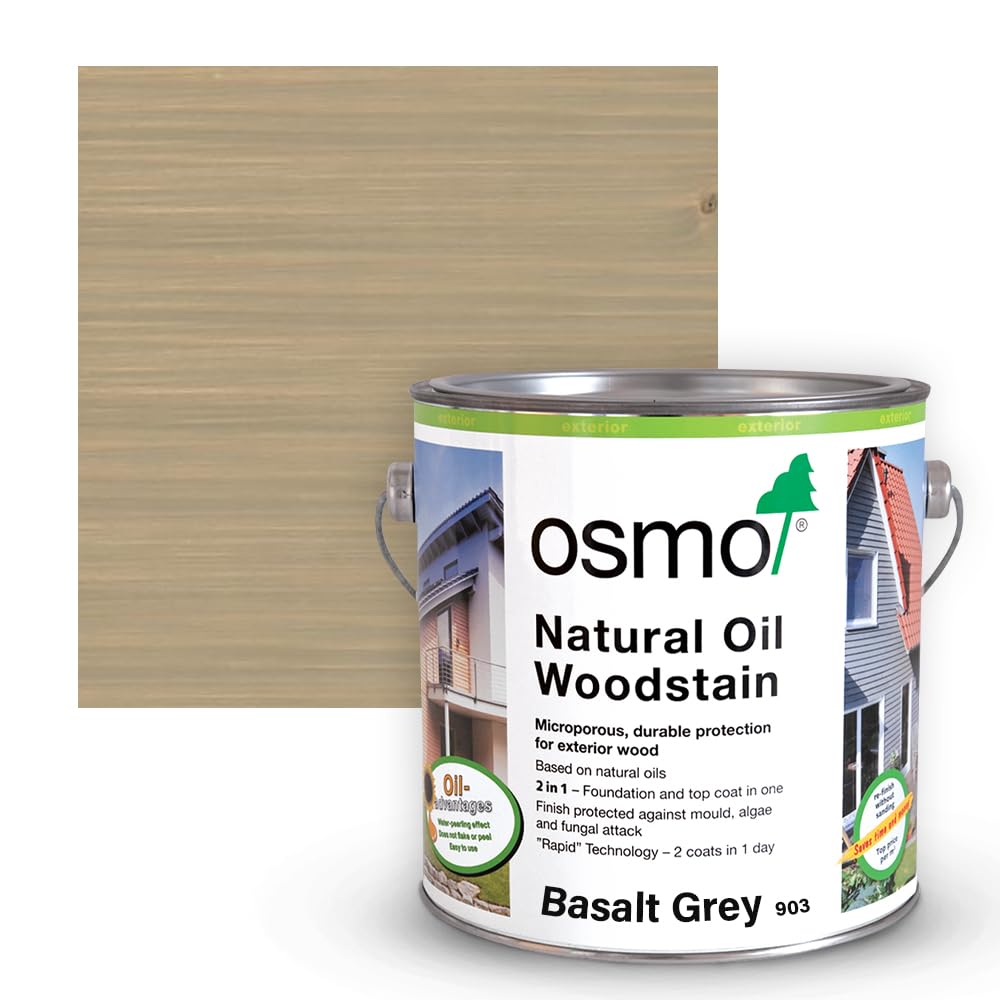 Natural Oil Woodstain Matt (903 - Basalt Grey, 2.5l)