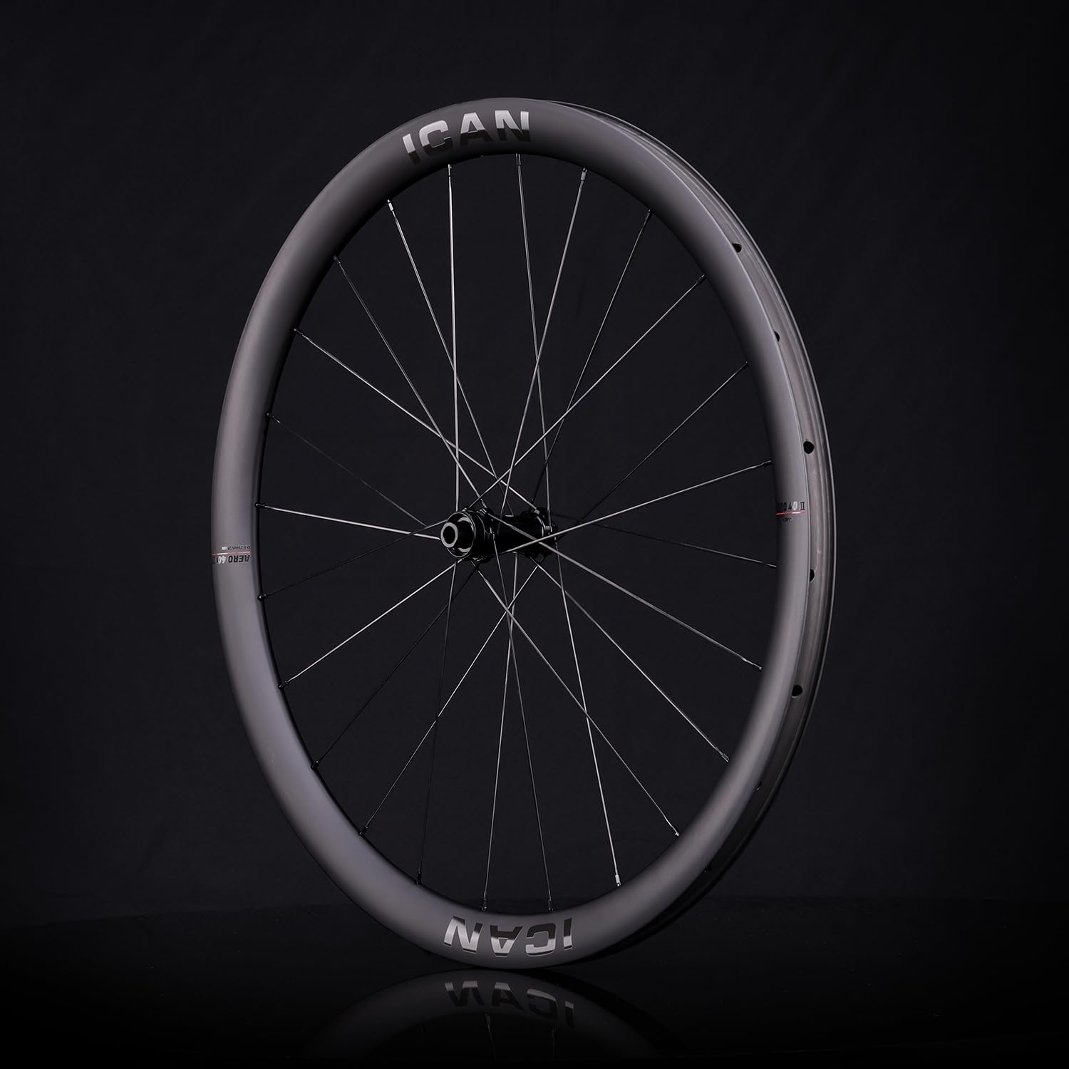 ICAN Aero Disc Juego de ruedas de carbono 700C 40 mm/50 mm freno de disco bicicleta de carretera