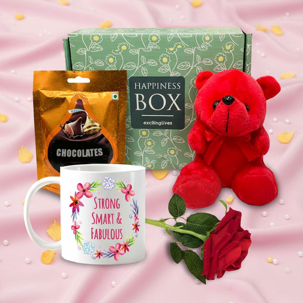 exciting Lives Love Gift Hamper for Christmas Day, Christmas Gift – For Girlfriend, Sister, Wife – Birthday Gift, Anniverysary Gift Ideas