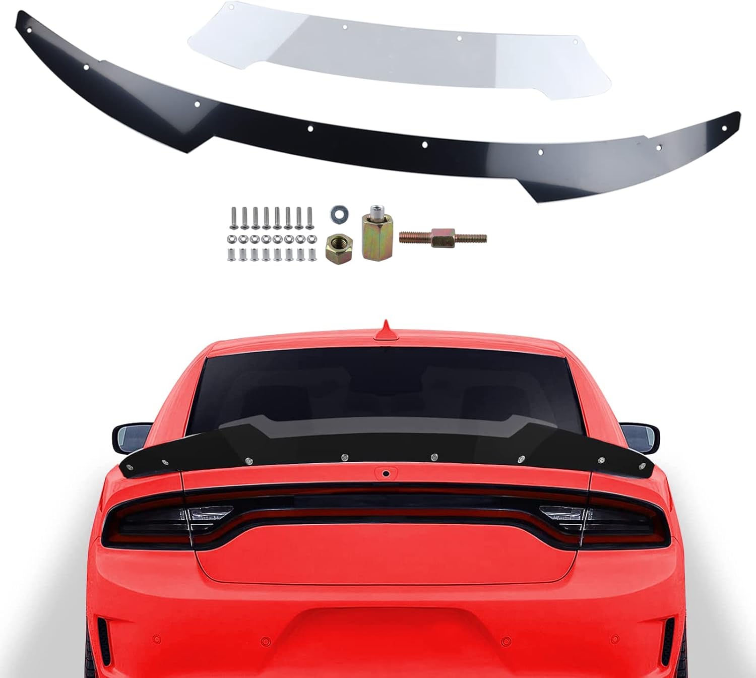 ZZDSNJ Rear Wicker Bill Spoiler 2Piece for Dodge Charger