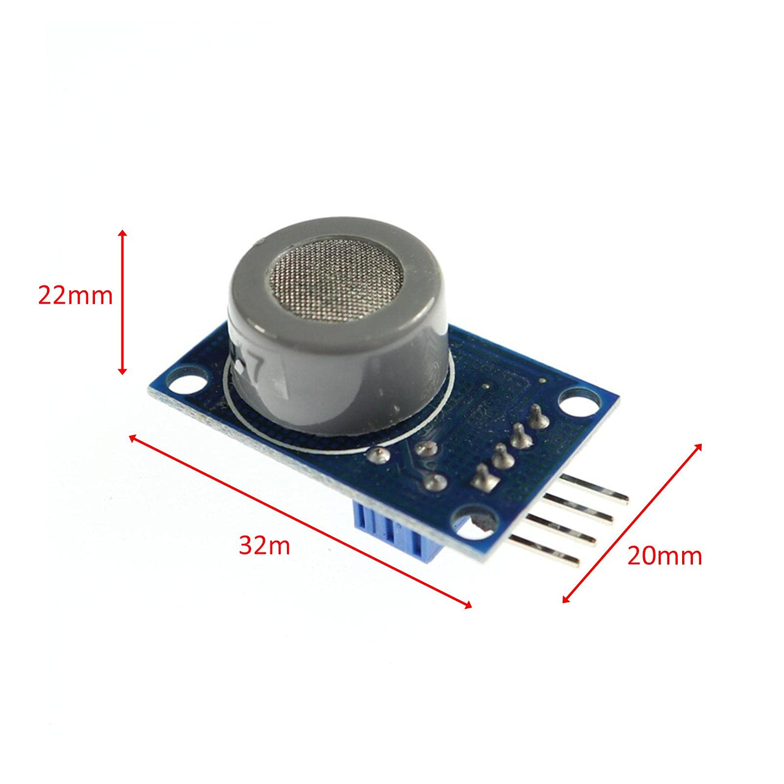 Sensor de Gas MQ-7, Módulo de Sensor de detección de Gas, MQ7 Módulo de Sensor de Alarma de detección de Gas de monóxido de Carbono Módulo de Sensor MQ7
