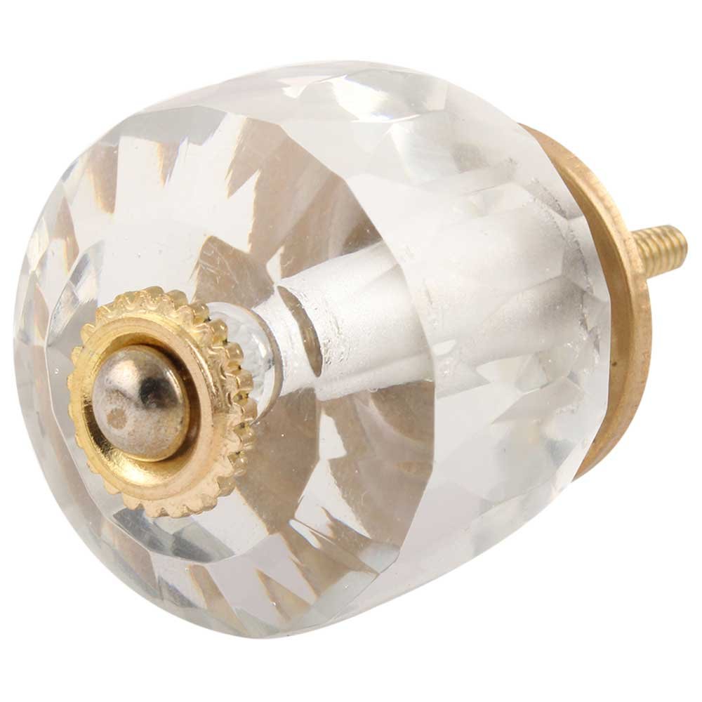 IndianShelf 4 Packs Glass Clear Crystal Drawer Knobs for Kitchen Cabinet Knobs Door Pulls Decorative Dresser Luxurious Upgrade (B0759JLNNT) Amazon Price History, Amazon Price Tracker
