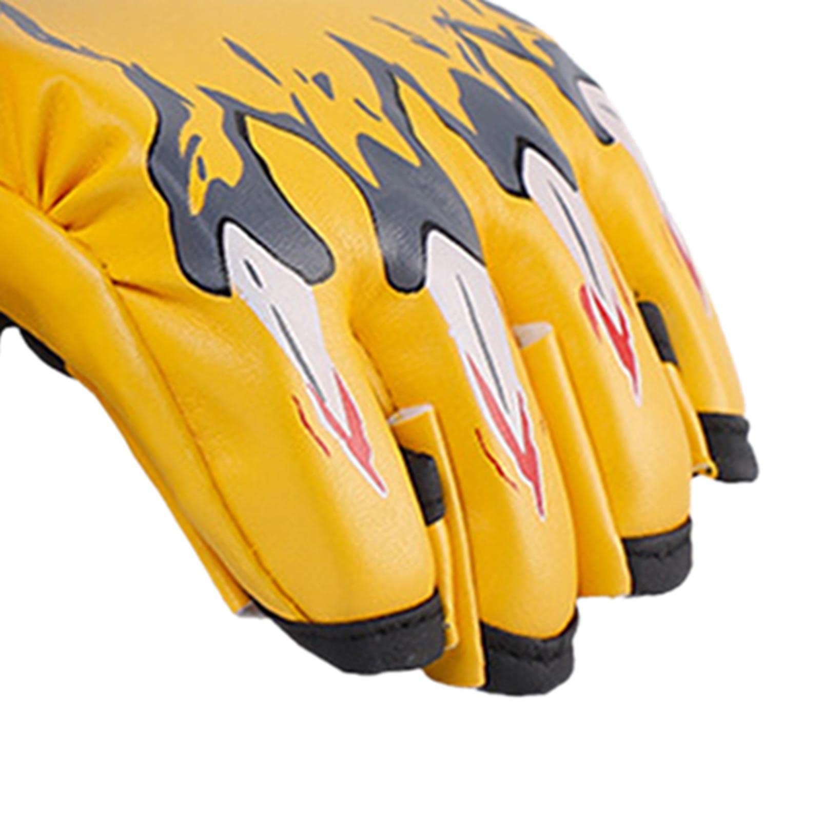 harayaa Gants de MMA, équipement de Protection Paumes Ouvertes Respirantes Mitaines légères pour Femmes Hommes Jeunes poinçonnage Sac Lourd Sparring, Griffe de Tigre Jaune