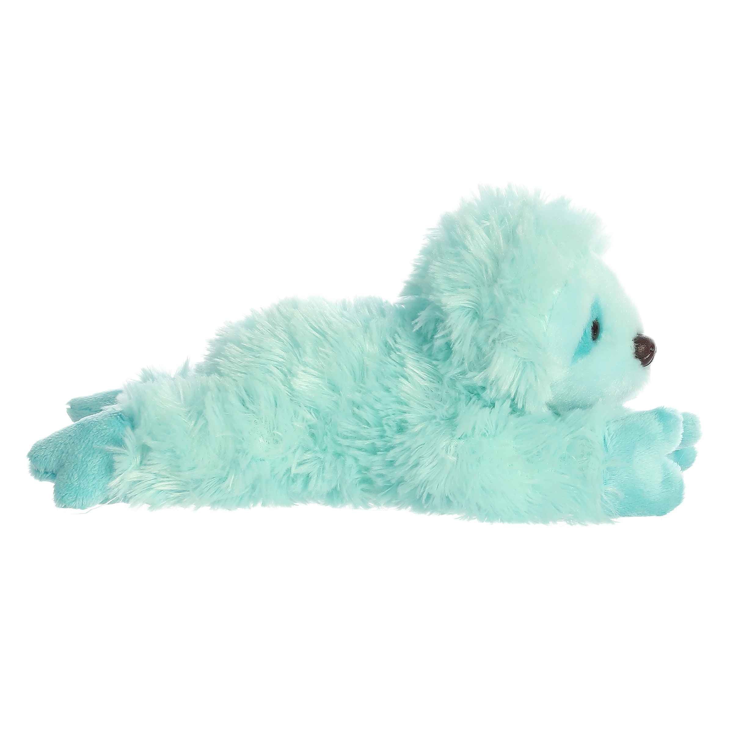 Aurora(r) Adorable Mini Flopsie(tm) Minty Sloth(tm) Stuffed Animal - Playful Ease - Timeless Companions - Blue 8 Inches - Image 5