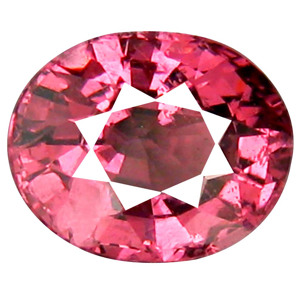 Deluxe Gems1.25 ct Oval Cut (7 x 5 mm) Unheated/Untreated Tanzanian Pink Malaya Garnet Genuine Loose Gemstone