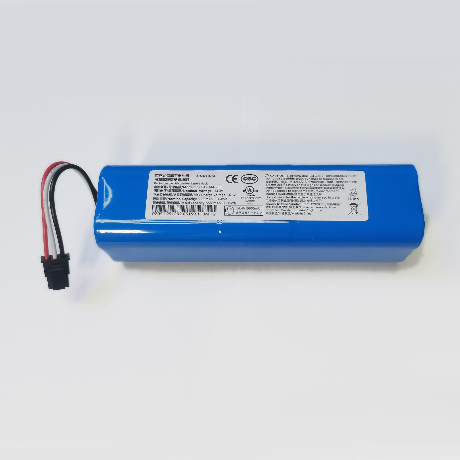 Q11 バッテリーモジュール 互換品 Neabot ロボット掃除機モップ バッテリー アクセサリ 14.4V 80.64wh