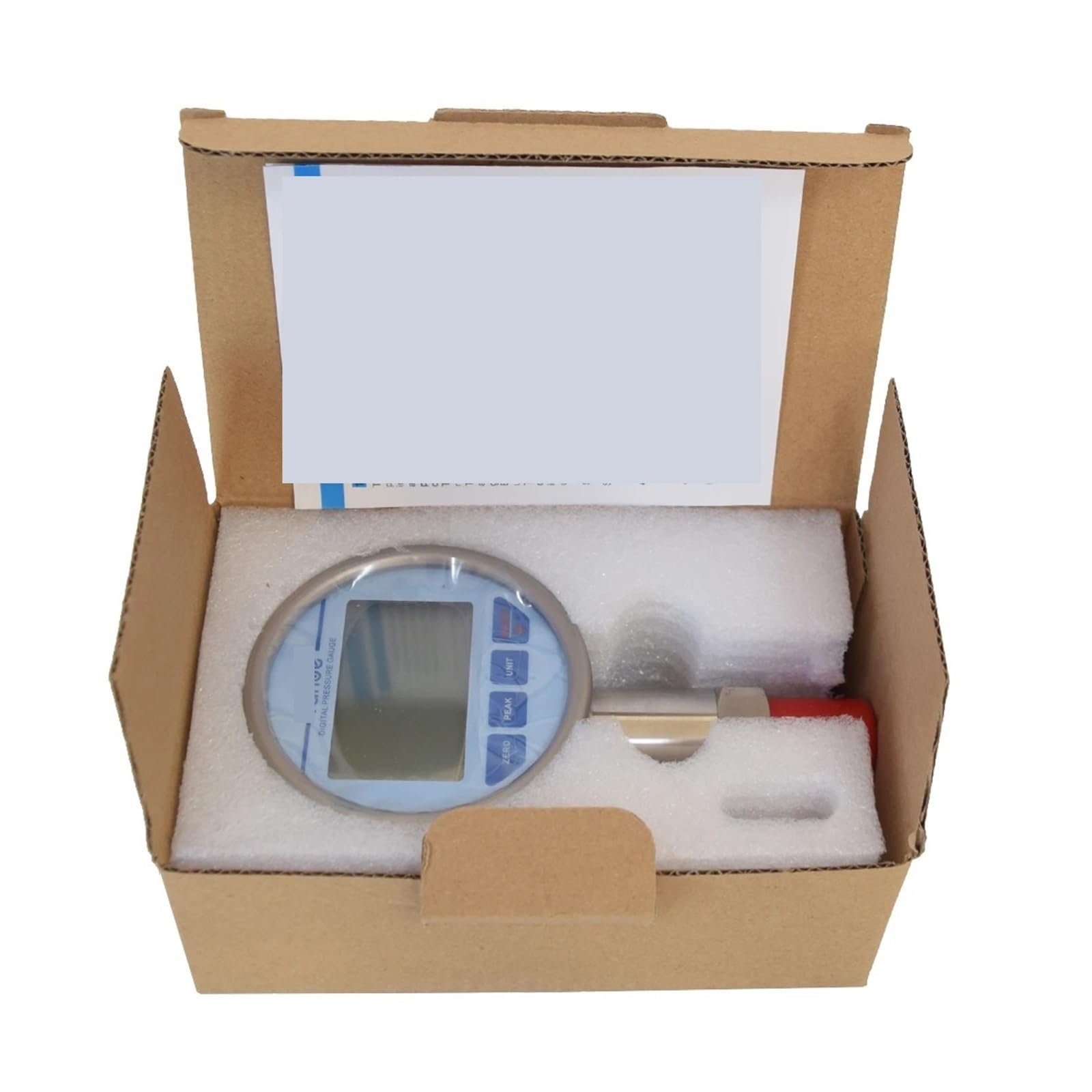 Digitales Manometer, 2000/2500 bar, Hochdruckmessgerät, 316L-Edelstahlgehäuse, Hintergrundbeleuchtung, M20-1,5-Stecker(2500bar)