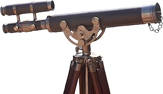 MARY NAUTICAL- Floor Standing Brass Griffith Astro Telescope - Floor Standing Telescope - Brass Vintage