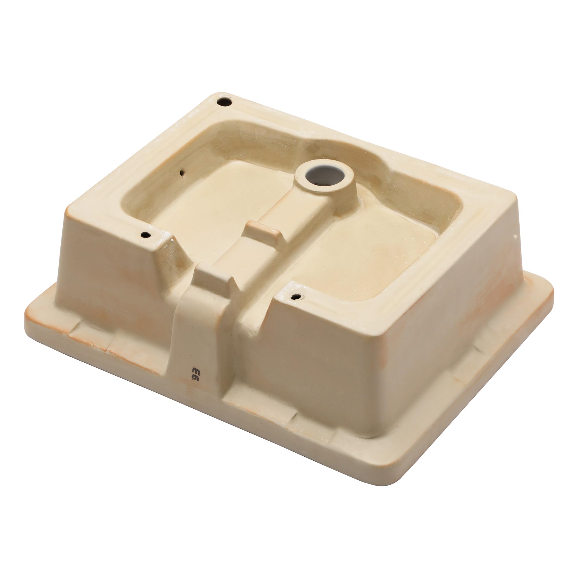 Undermount Bathroom Sink Mocoloo 20'' x 16'' Undermount Sink with Overflow White Rectangular Porcelain Ceramic Vanity Vessel Sink