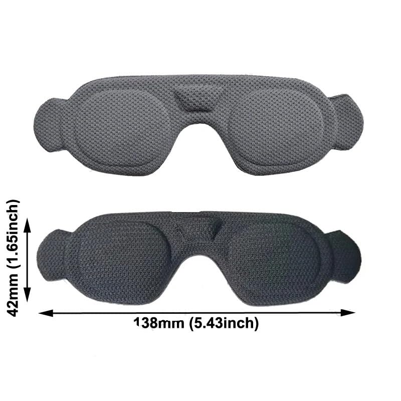 Compatibile con occhiali WalkSnail AVATAR X frontalino Pad Lens copertura | Materiale in spugna morbida, protezione antipolvere per lenti, vestibilità comoda, parte di ricambio