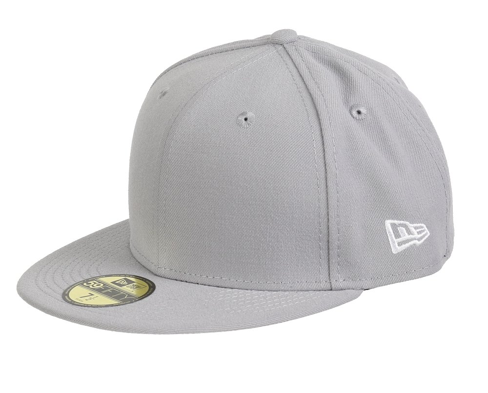 New Era - 59fifty Basecap - Blank - Grey - 7 3/8-59cm (L)