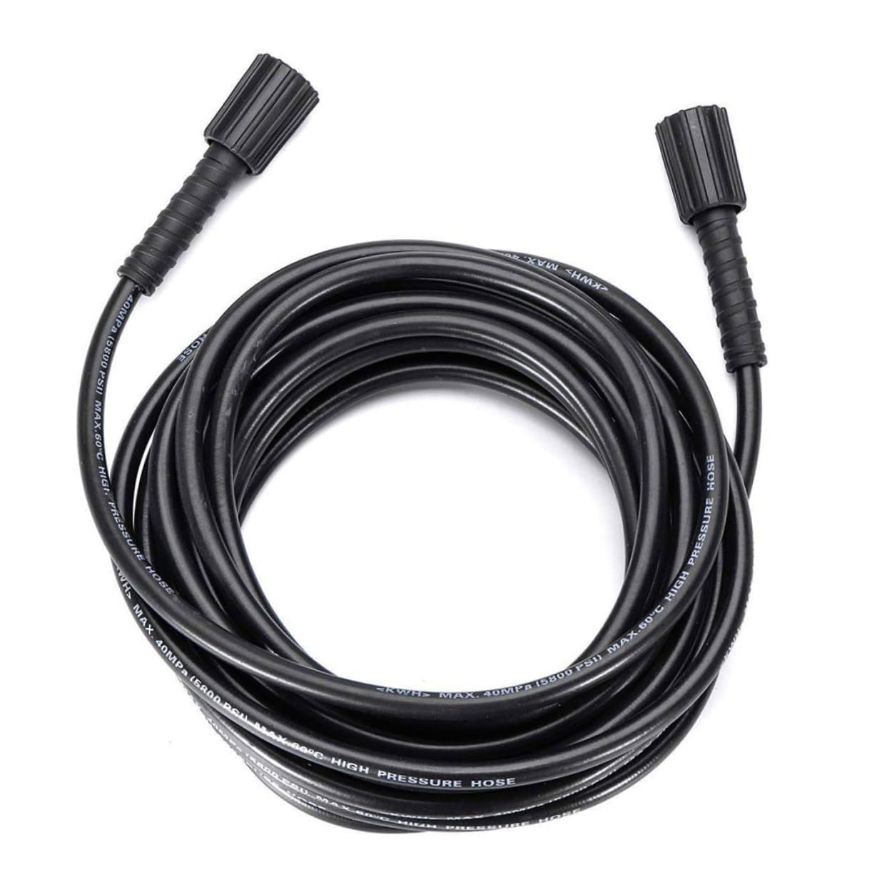 FUNOMOCYA Dual Pump Washing Machine Hose 10m High Pressure Car Wash Pipe 22mm-14/15 Female Connector Proof Cold Water Suitable