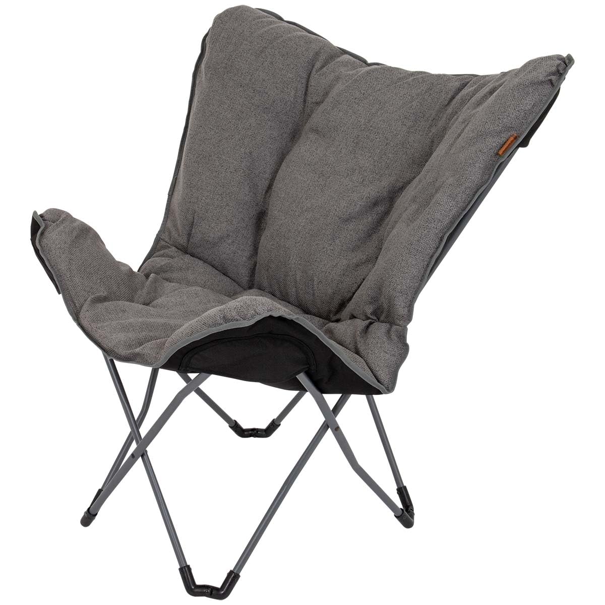 BO-CAMP BC UO Silla mariposa Grainger L gri per campeggiatori e outdoor, per comfort e praticità all’aperto