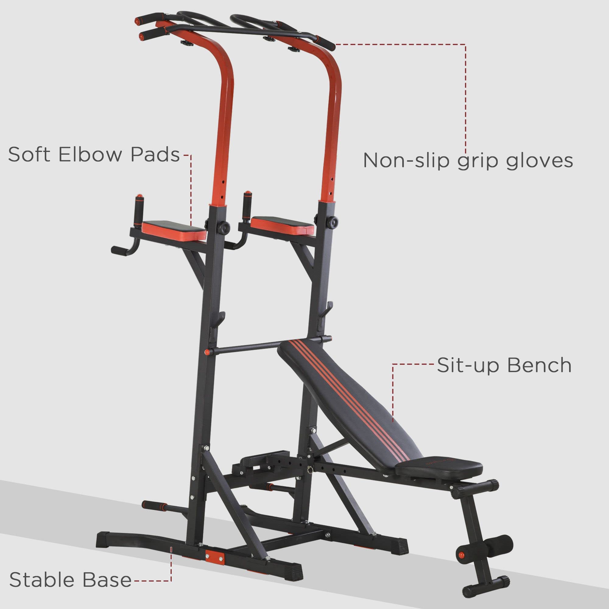 Bench Press HOCO Power Tower Station Pull Up Bar For Hoe Office Gy