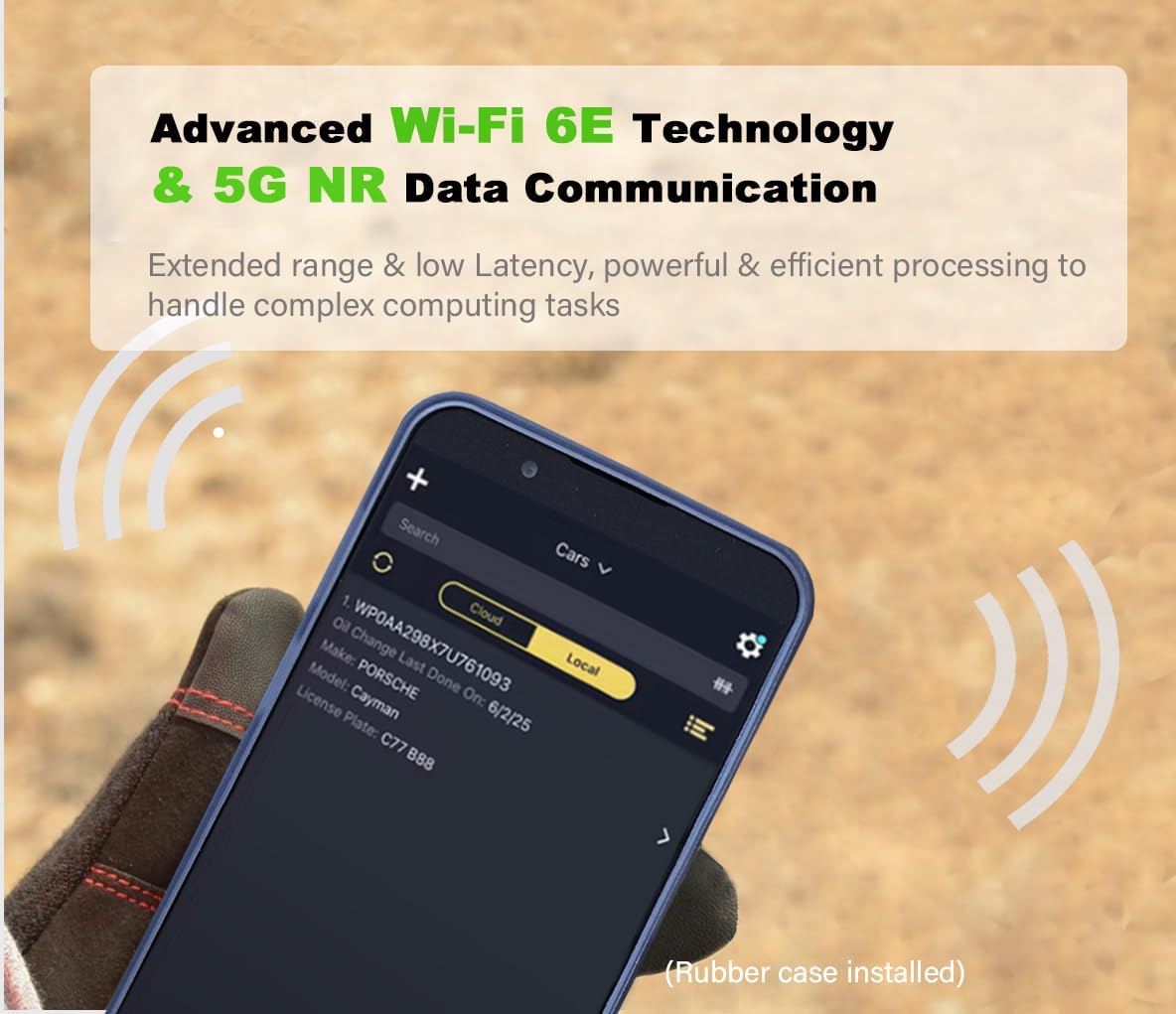 Vanquisher 5G Enterprise Mobile Data Terminal Upgradable Android Barcode Scanner, 8GB RAM +128GB ROM, 6" Touchscreen, Zebra SE4710 Scan Engine, NFC, 16MP Camera, WiFi & 5G