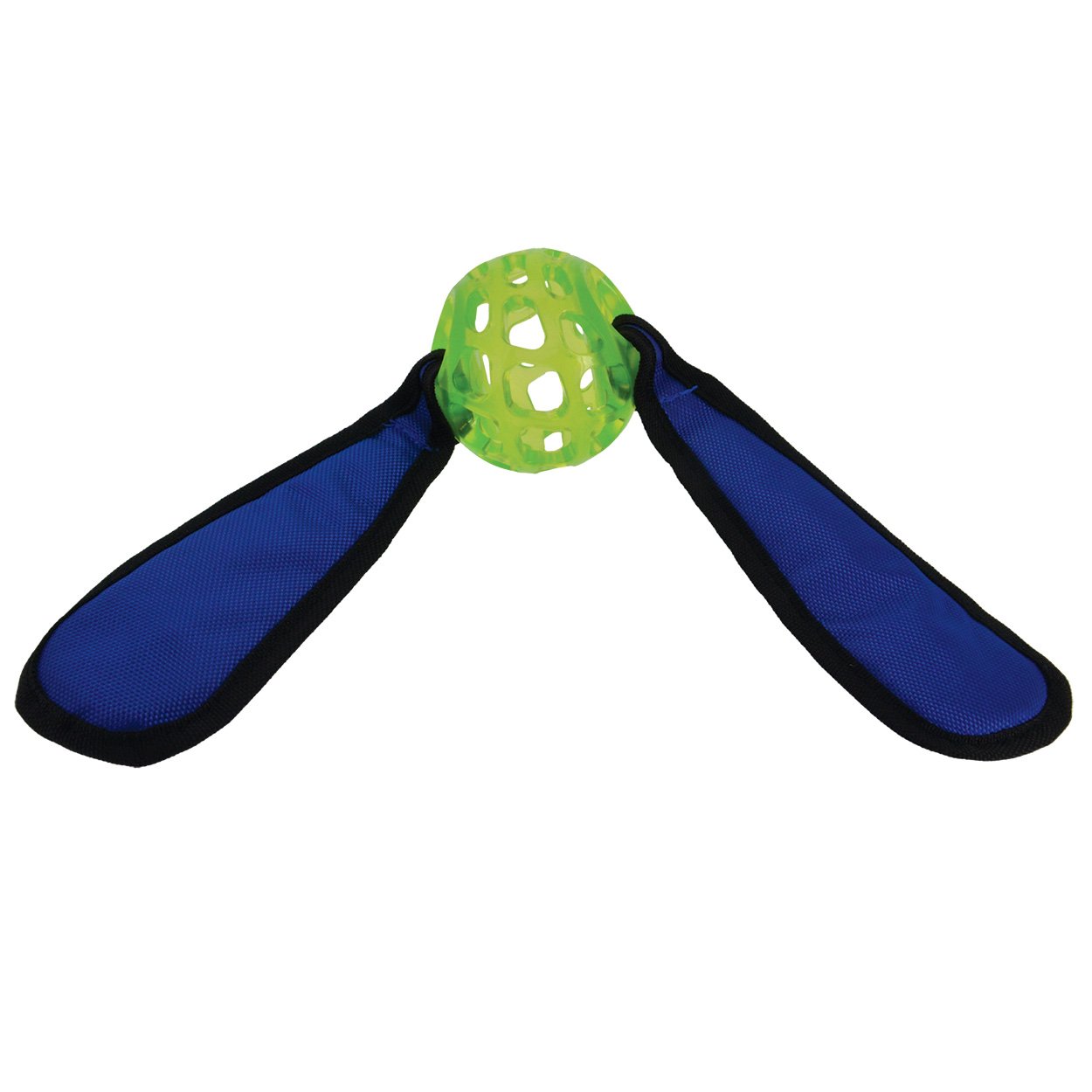 Hero TugTime Soft Rubber Bunny Ball Green Dog Toy