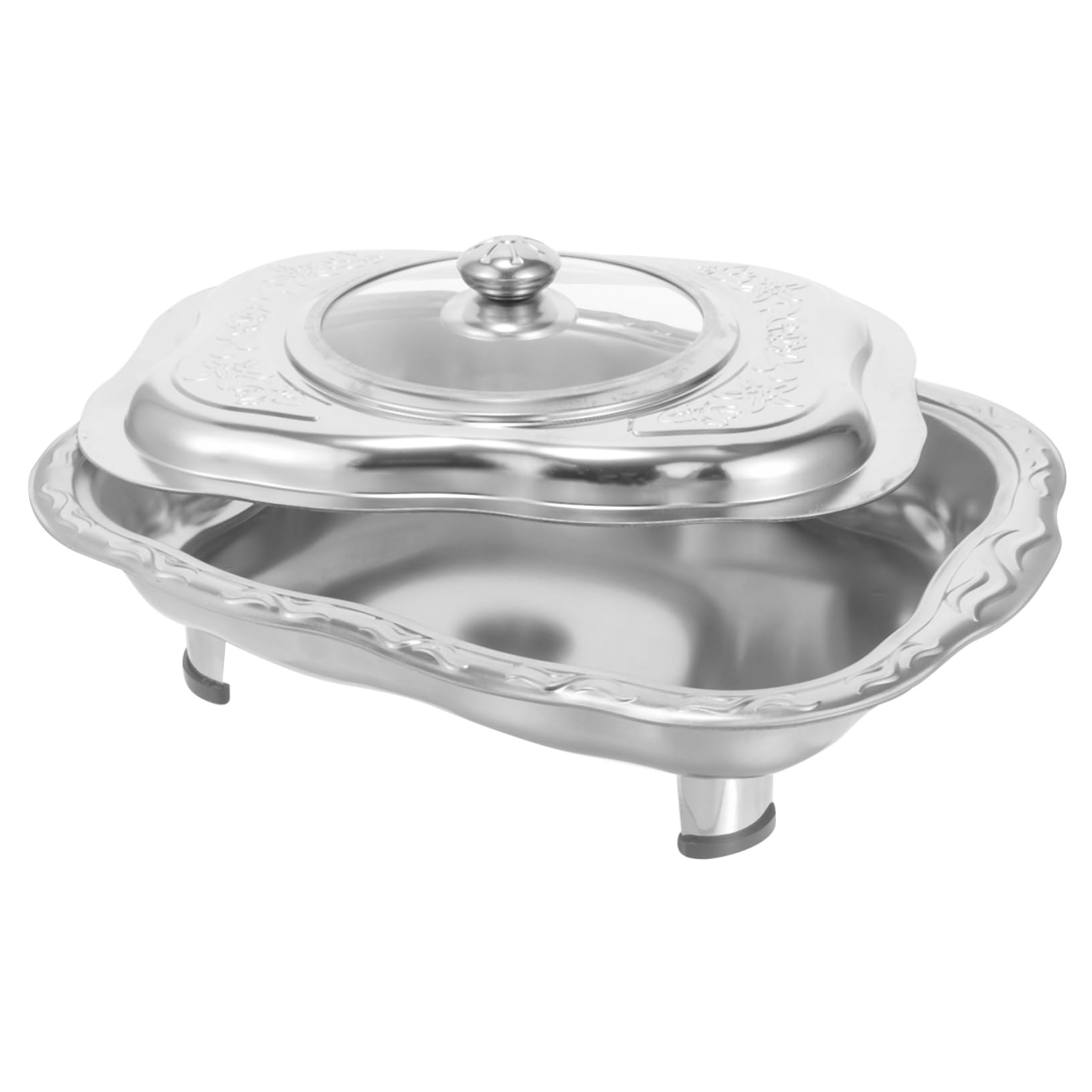 Plateau de fruits pour cuisine Anneome élégant support de nourriture de buffet inox durable