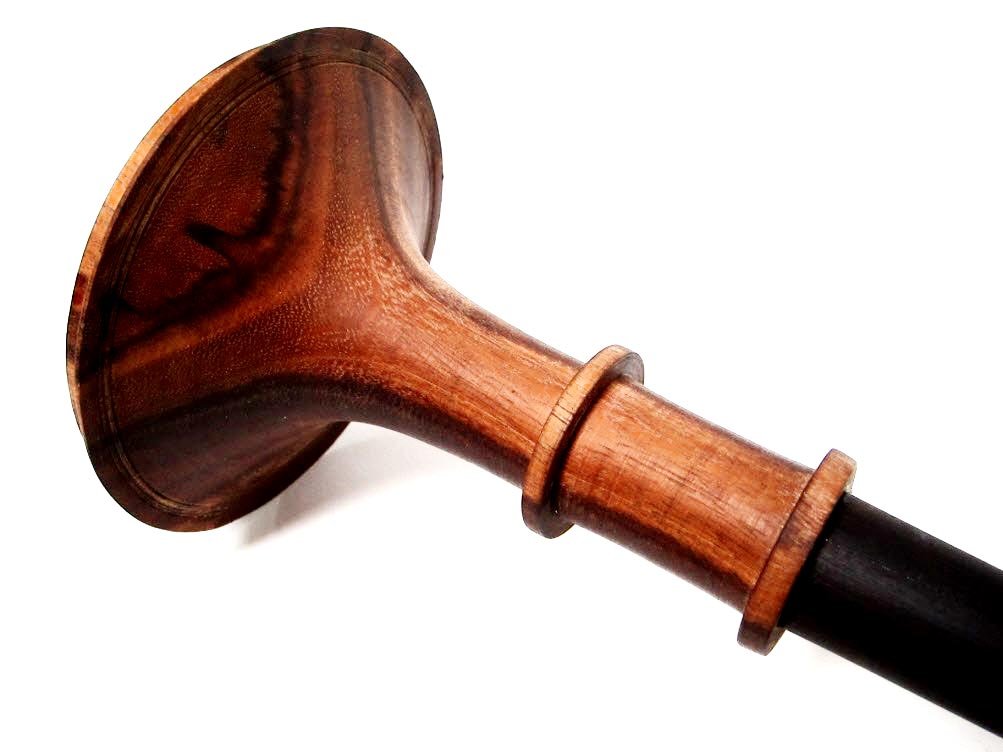 pro-grade Superbrass Nadaswaram/Nageshwaram originale Thanjavur Carnatic oboe in palissandro indiano.