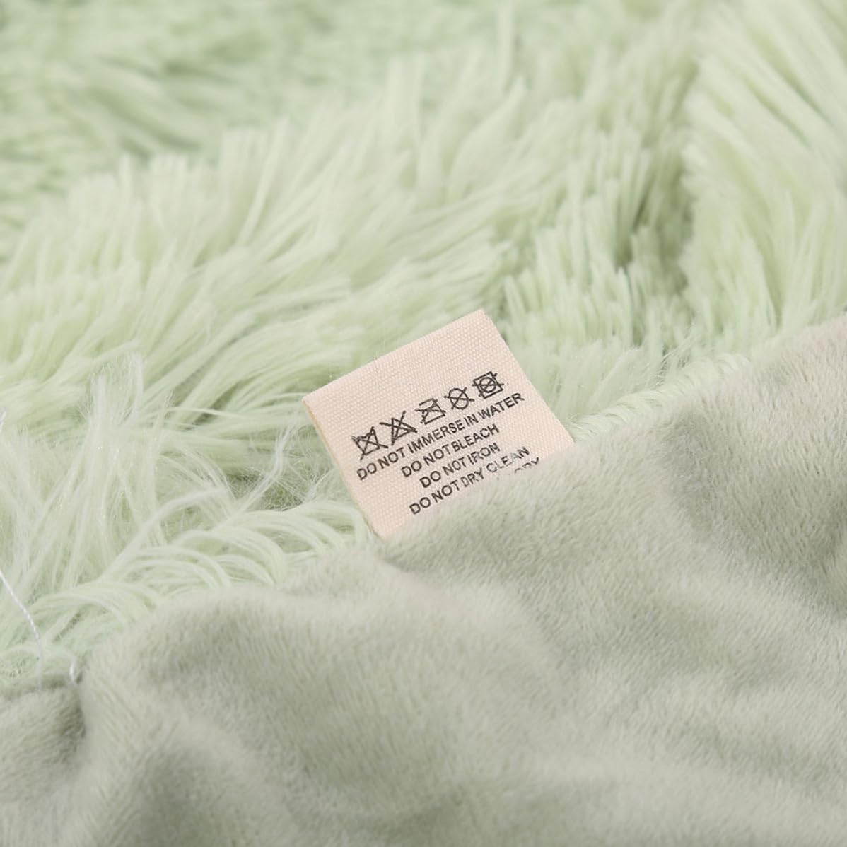 TOYANDONA Coperta Morbida in Pile per Letto, 130x160 Cm, Verde