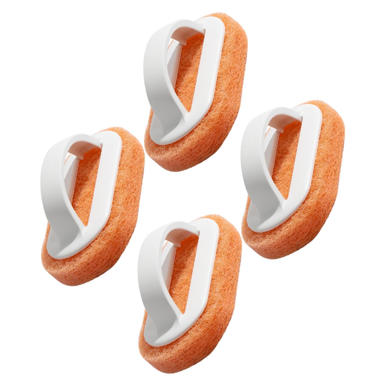 WOFASHPURET Kitchen Cleaning Brush Handle 4pcs Pp Scrubbers Soft Bathtub Tile Scrubbers for Bathroom Surfaces