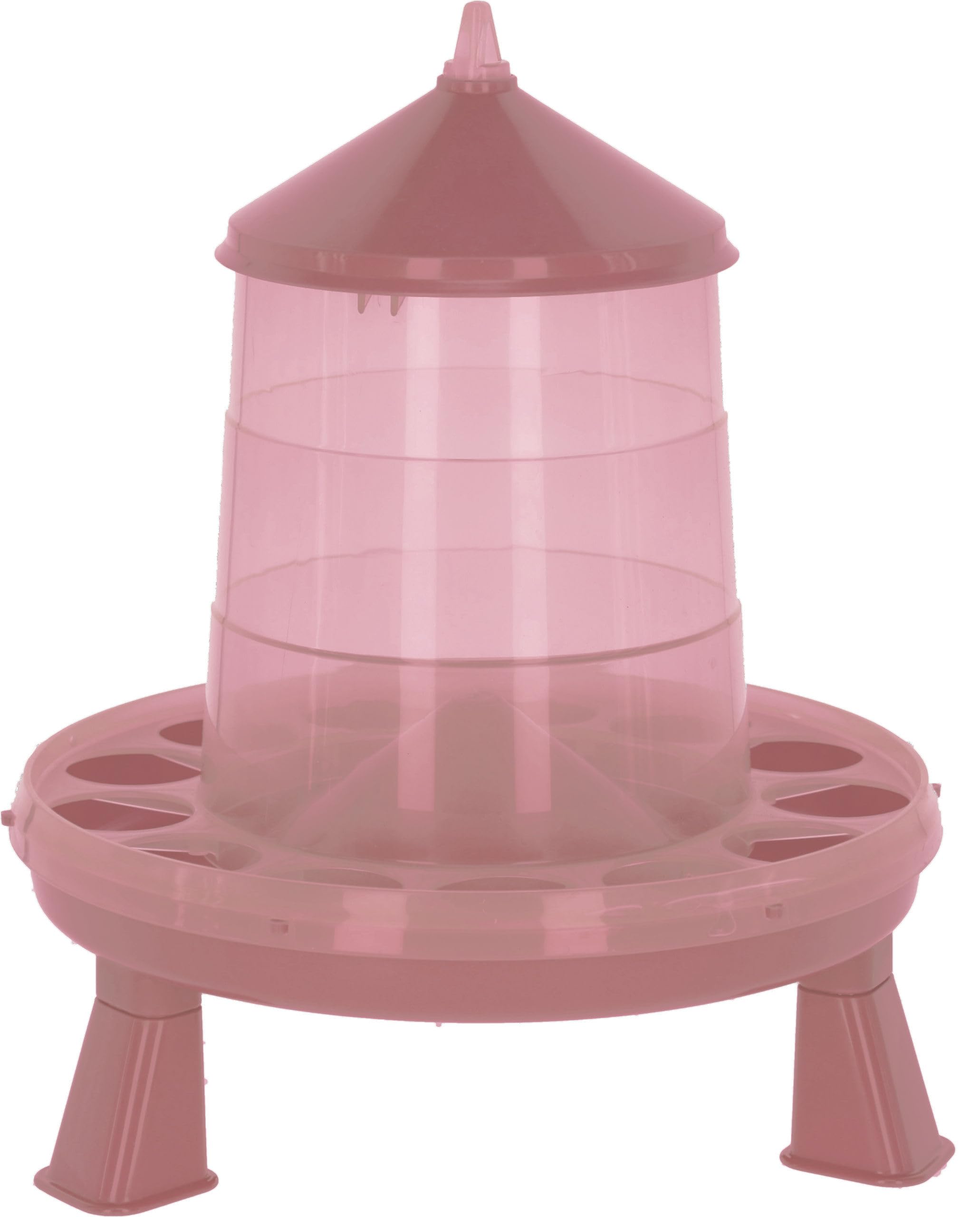 Kerbl Futterautomat 4,8L - Praktischer Futterspender In Rosa