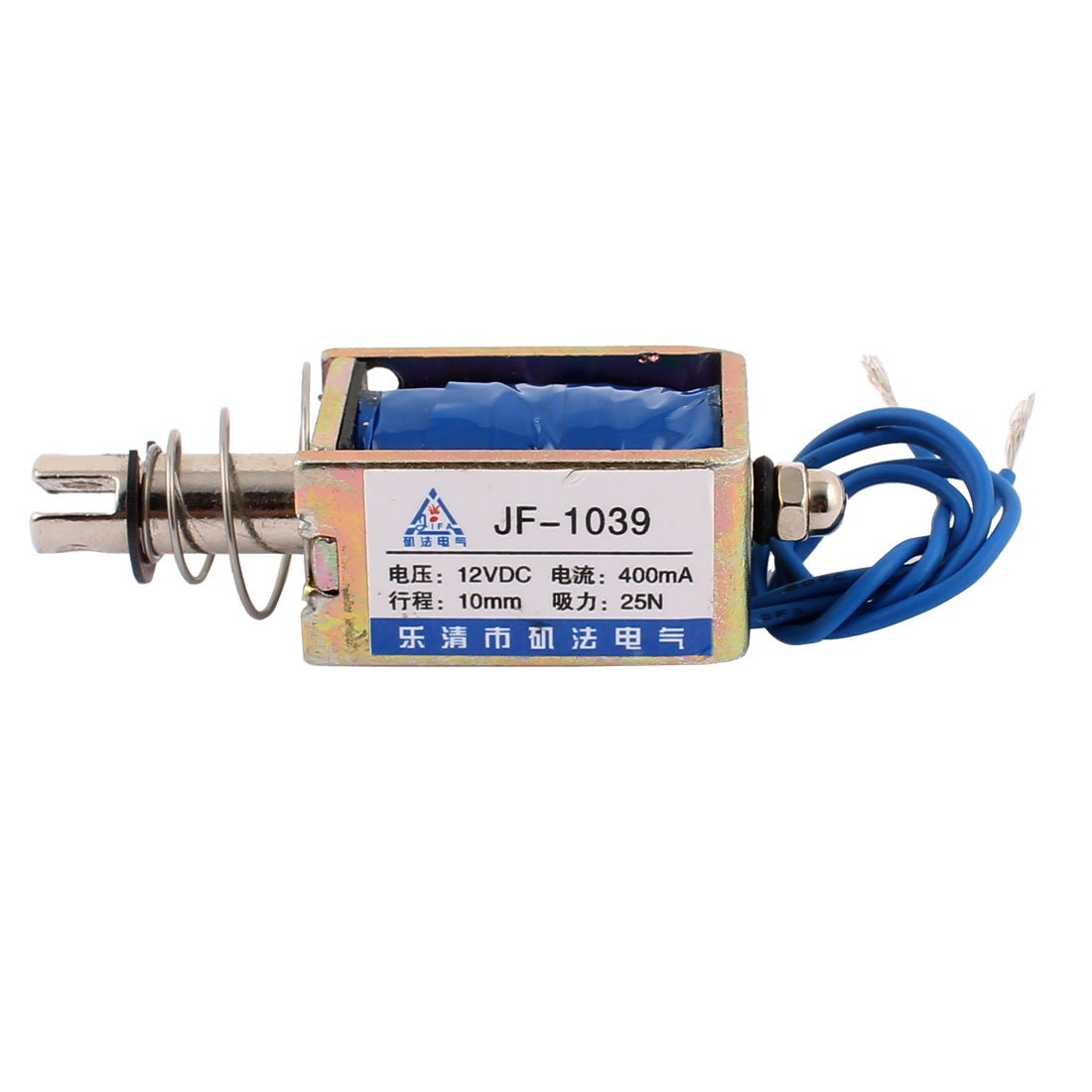 Aexit AC 220V Control electrical 10mm 0.49Kg Force Pull Type Open Frame Solenoid Electromagnet