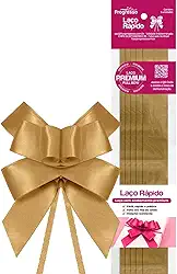 Laco Pronto Liso 22Mmx44Cm Cetim Ouro Pct Com 05 111755