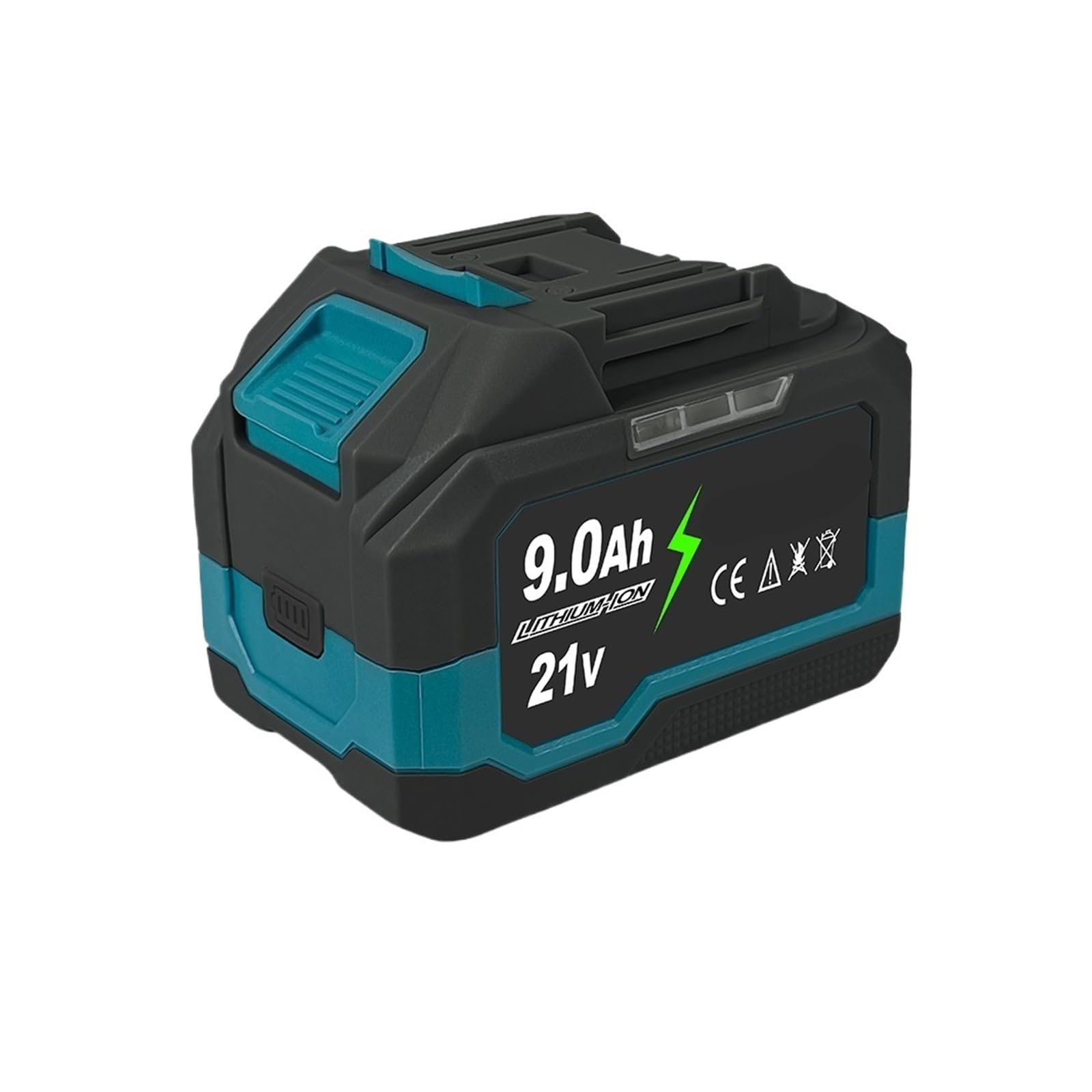 ， Compatibile Con Kamolee ， Batteria Agli Ioni Di Litio 18 V 6000 MAh BL1860 Trapano A Mano Batteria Utensili Elettrici(9.0Ah No Charger)