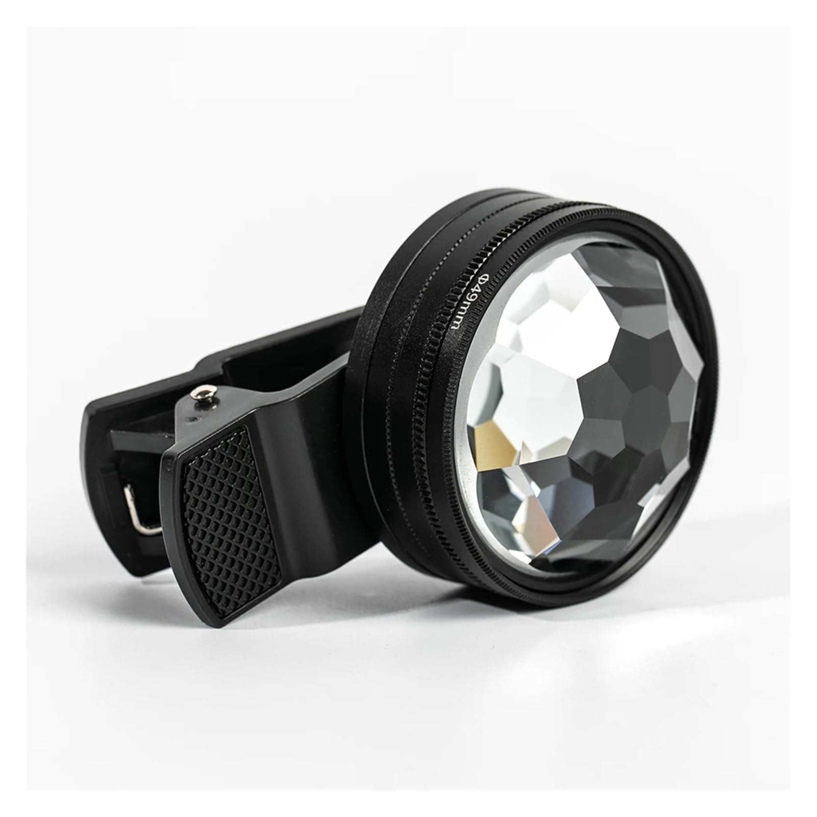 37 mm 52 mm Handy-Objektivfilter, geeignet for Smartphones, Variabler ND-Filter ND2-400 mit aufsteckbarem ND-Filter(49mm,Kaleidoscope FX)